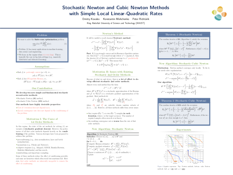 Stochastic Newton
Methods